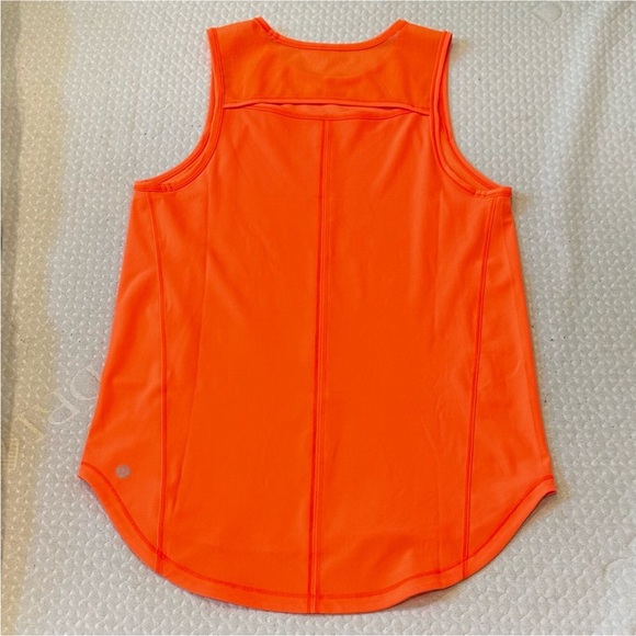 NWOT Lululemon Sculpt Tank Top - Bright Neon Orange - Picture 6 of 7